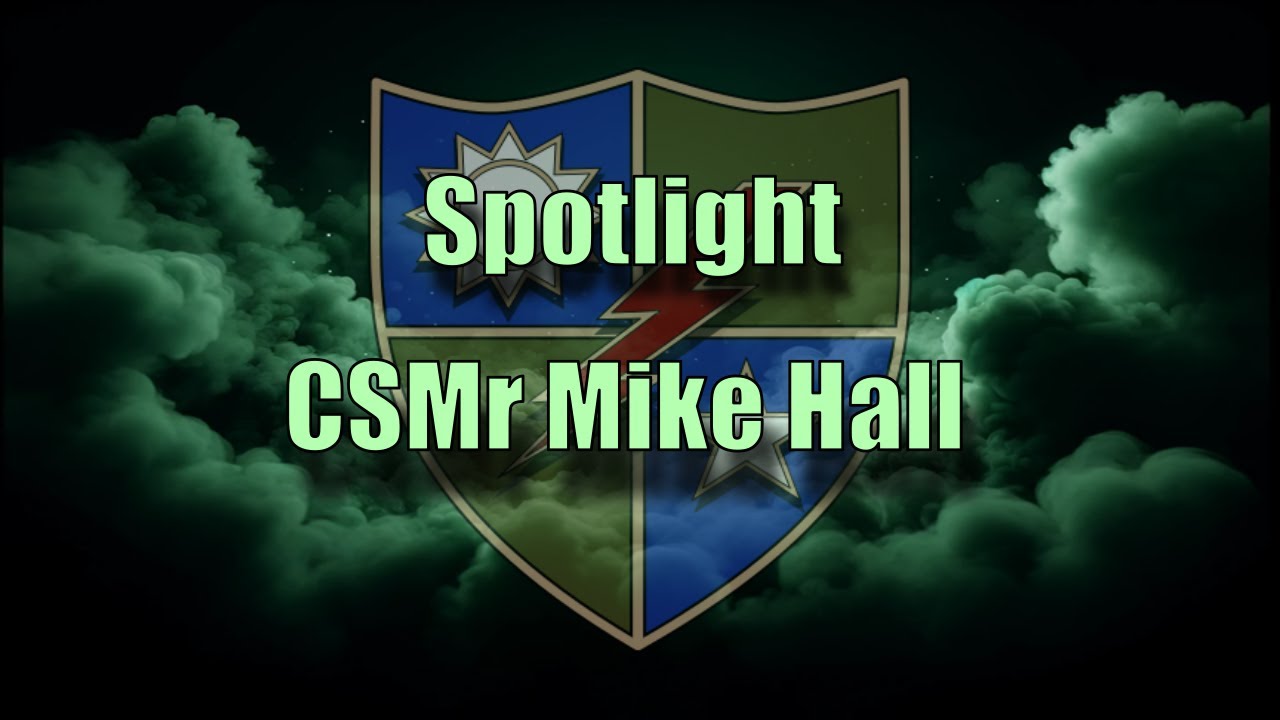 CSMr Mike Hall the Honorary CSM of the 75th Ranger Regiment
