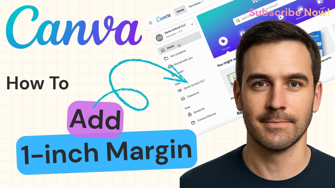 How to Add a 1 Inch Margin in Canva | Canva Margin Setup 2026