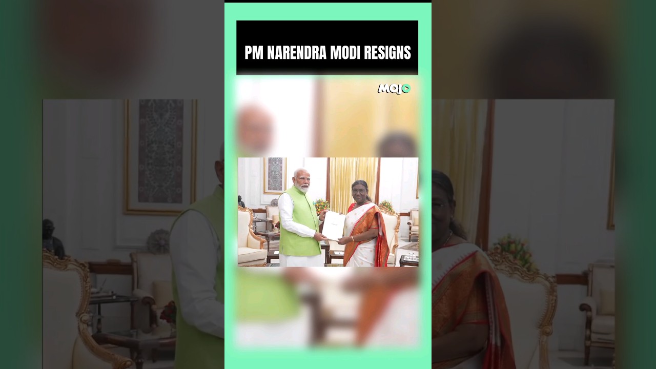 PM Modi Hands Over Resignation To The President