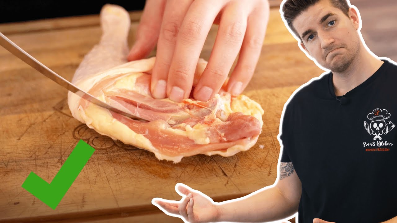 H&auml;hnchenkeule entbeinen und richtig ausl&ouml;sen