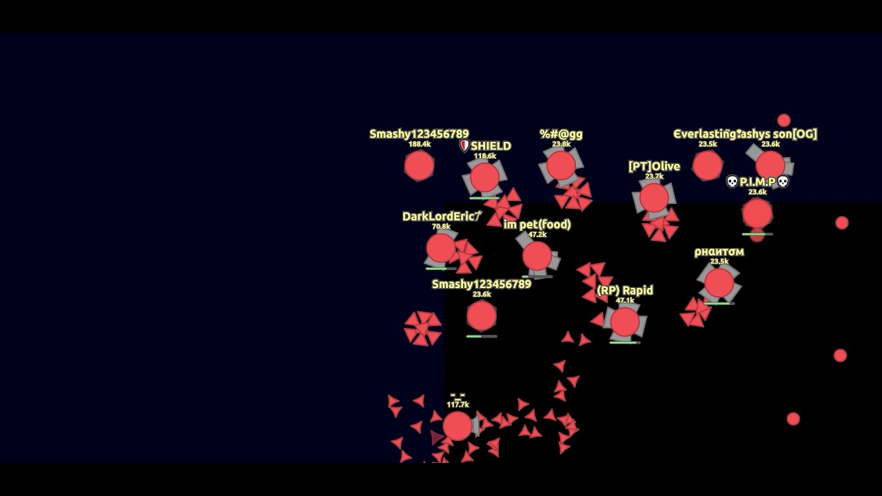 Diep.io - Map shrink troll + bots