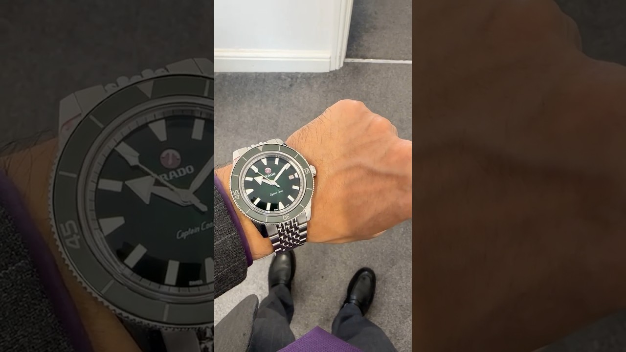 Rado Captain Cook 42mm - Beautiful Green Dial  #radowatch #luxurywatches #divewatches