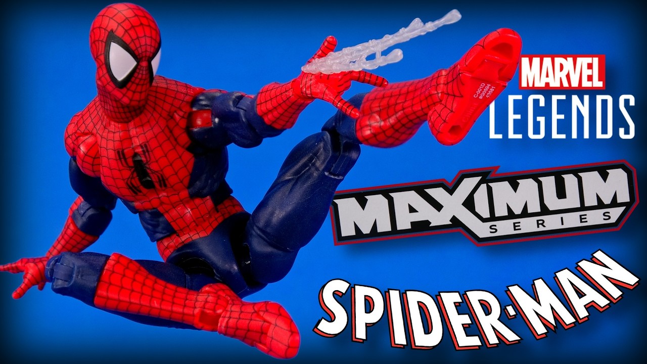 Marvel Legends Maximum Spider Man Hasbro Action Figure Review And Play Day!!