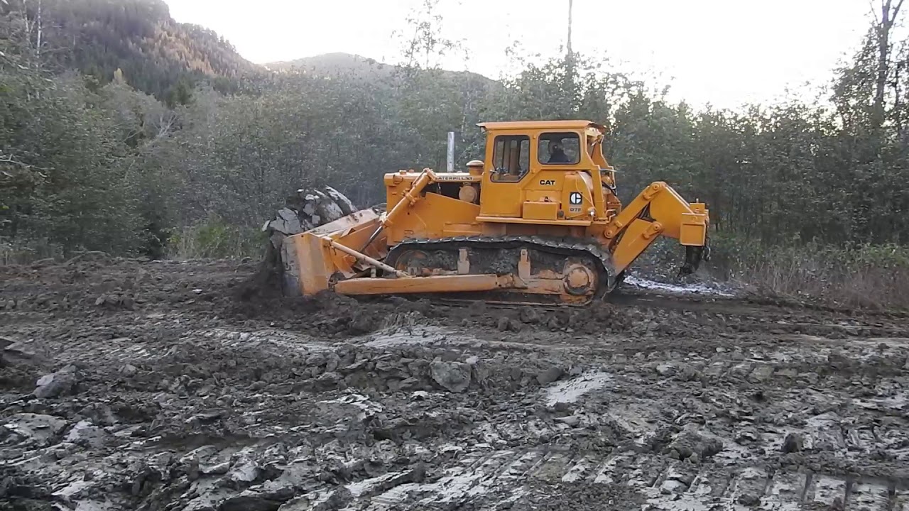 Caterpillar Bulldozer clearing land