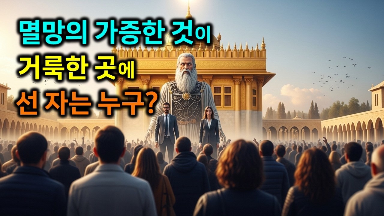 멸망의 가증한 것이 거룩한 곳에 선 것을 보거든