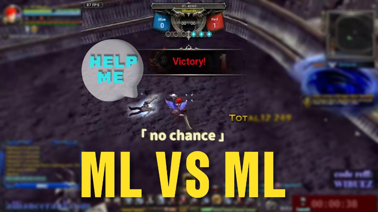 PVP. Dragon Nest #dnpvp LUNAR KNIGHT. ML VS ML