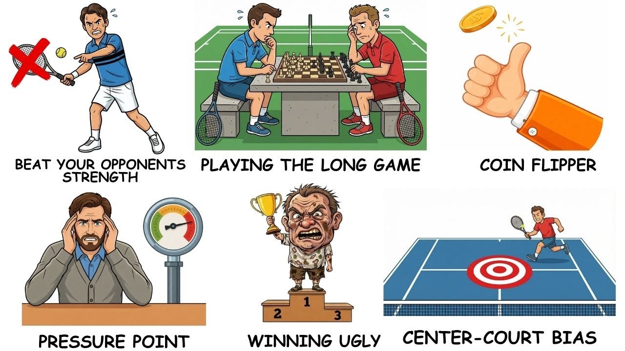Every Weird Tennis Strategy That DESTROYS Players Better Than You Explained in 12 Minutes