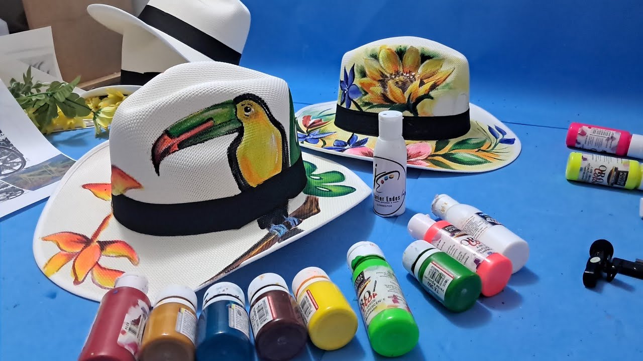 Pinceladas / pintando sombreros