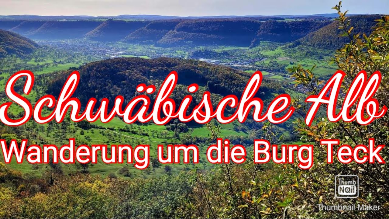 Schwäbische Alb: Rundwanderung Bissingen a.d. Teck - Burg Teck - Hörnle - Bissingen a.d. Teck | 4k