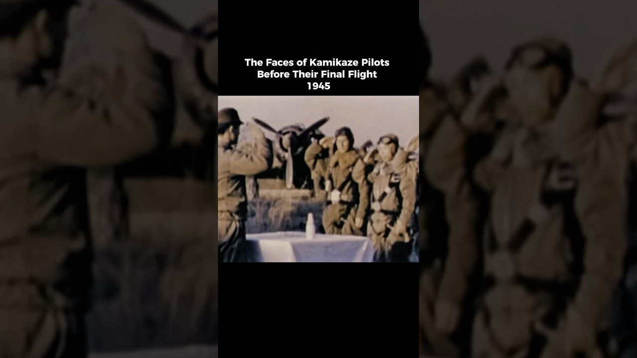 Japanese Kamikaze Pilots Before Their Final Mission (1945) | World War II | Real Footage |