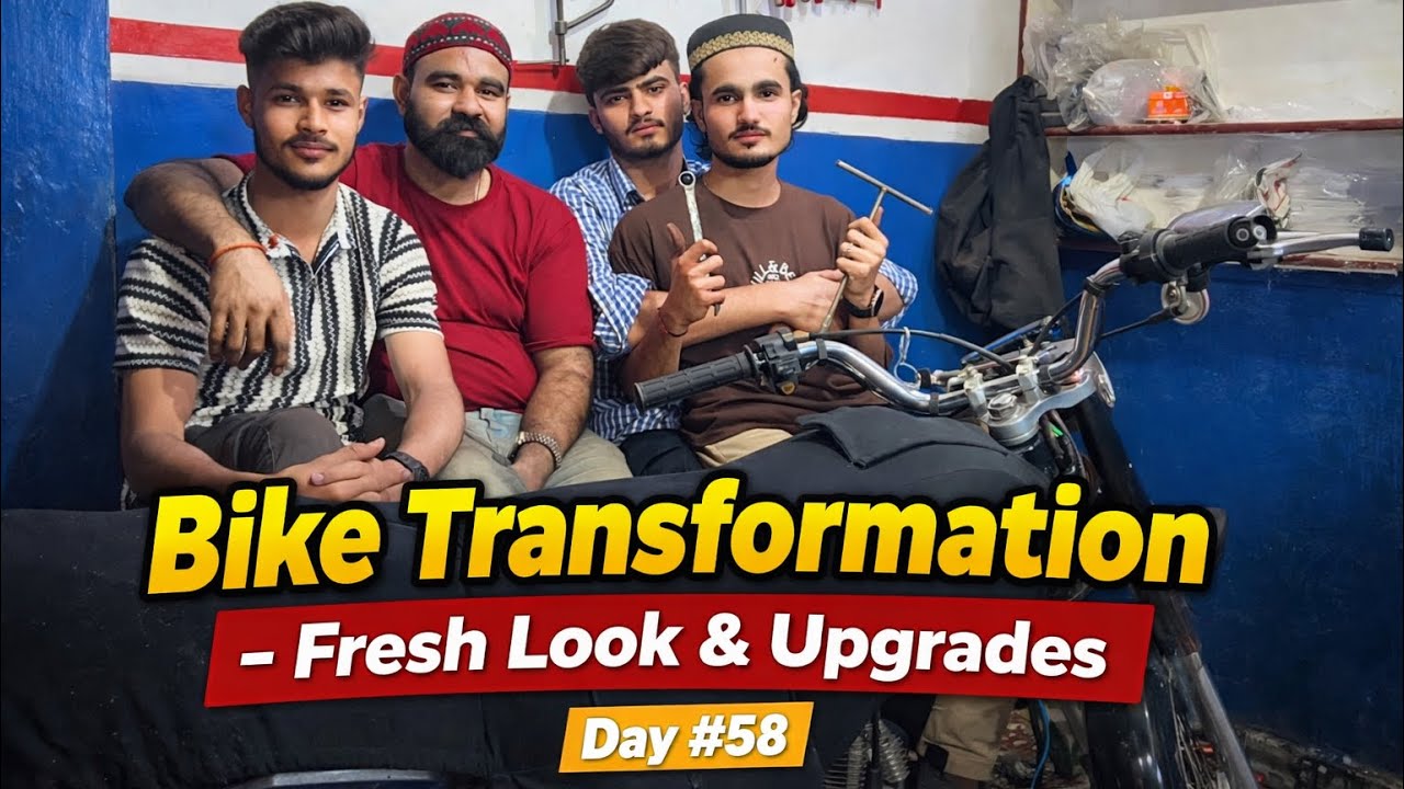 Bike Transformation Done 😱 | Ab Papa Ka Dar Hai 🥲 | Fresh Look & Upgrades Day #58 