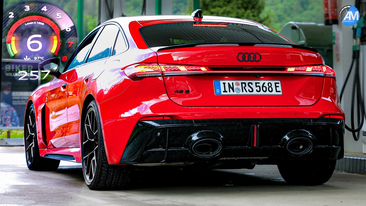 NEW! RS5 Limo (640hp) | 0-250 km/h acceleration🏁| by Automann in 4K