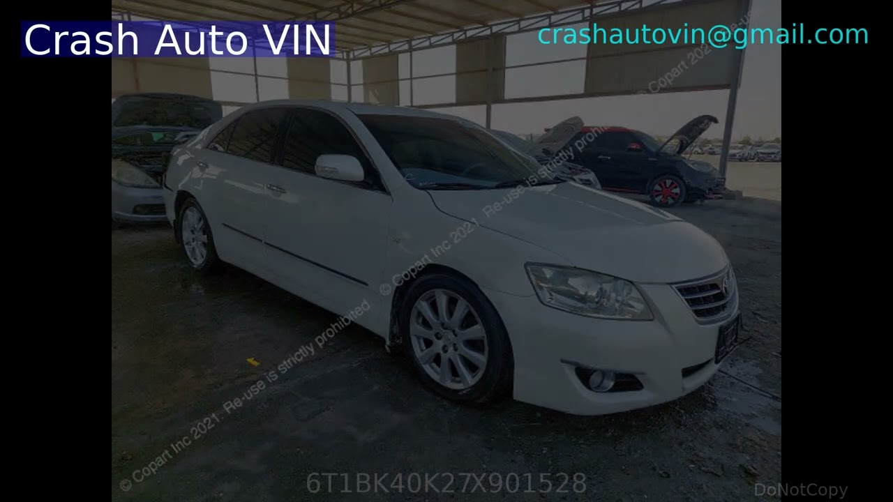 6T1BK40K27X901528 TOYOTA 2007 AURION