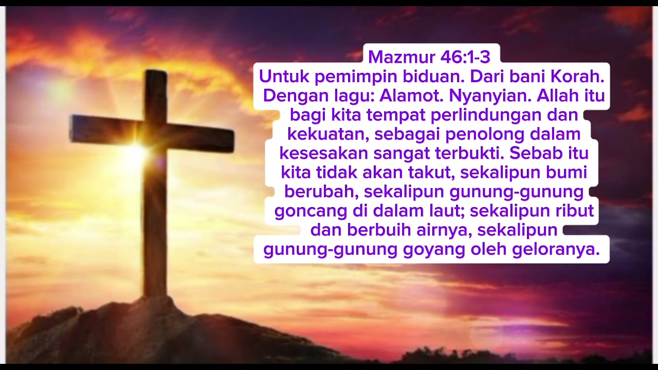 Dengar Firman Tiap Hari || Renungan Harian: Mazmur 46:1-3
