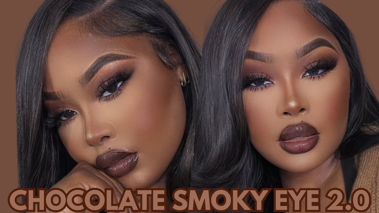 HOLIDAY CHOCOLATE SMOKY EYE 2.0. MONOCHROMIC BROWNS￼. W.O.C MAKEUP