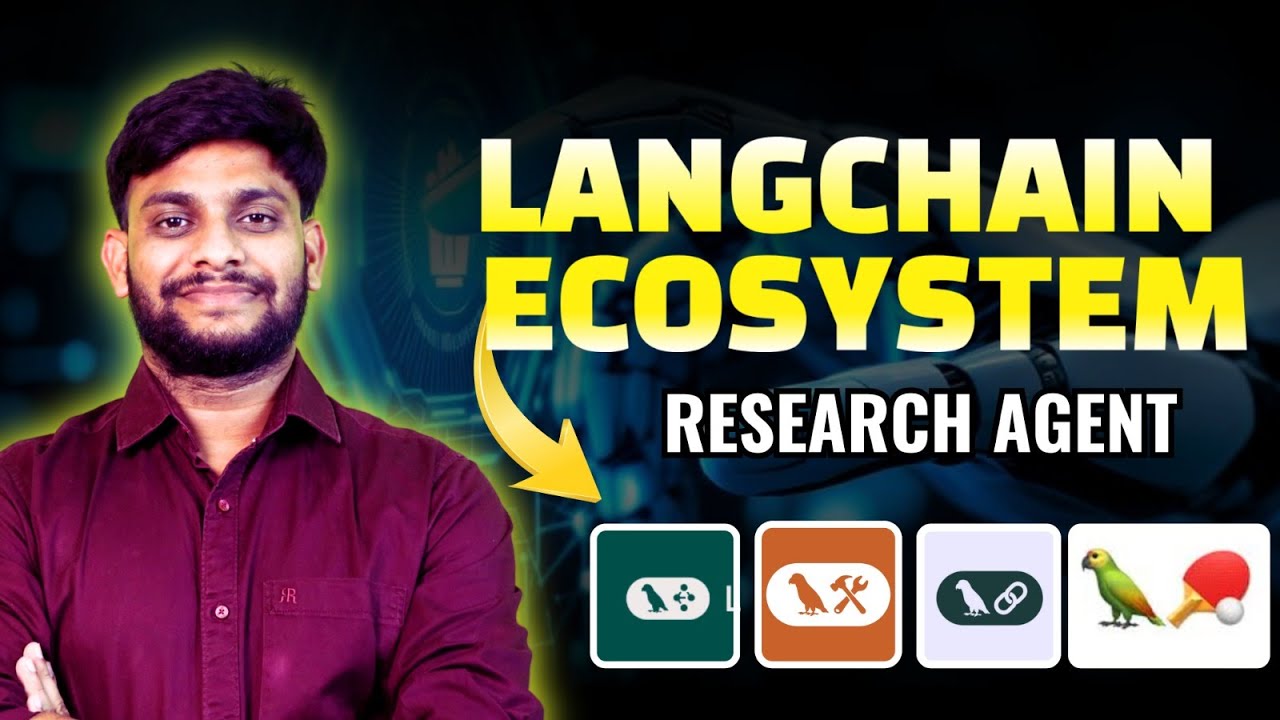 Langchain Ecosystem : Research Agent |  Agentic AI Project | Euron