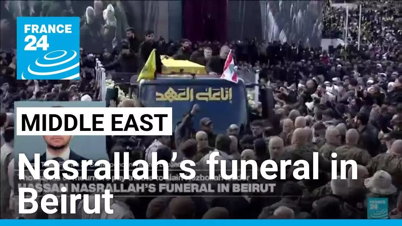 Hezbollah leader Hassan Nasrallah’s funeral in Beirut, five months after death • FRANCE 24