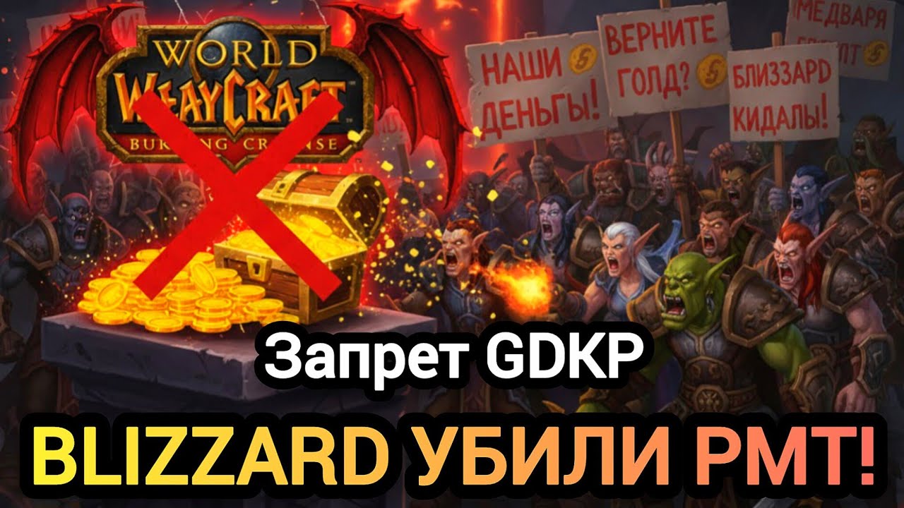 СМЕРТЬ ГОЛДБИДОВ! Blizzard перекрыли кислород RMT в WoW Burning Crusade Anniversary #worldofwarcraft