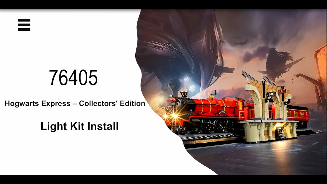 Install Lightailing Light Kit For Lego Hogwarts Express – Collectors' Edition 76405