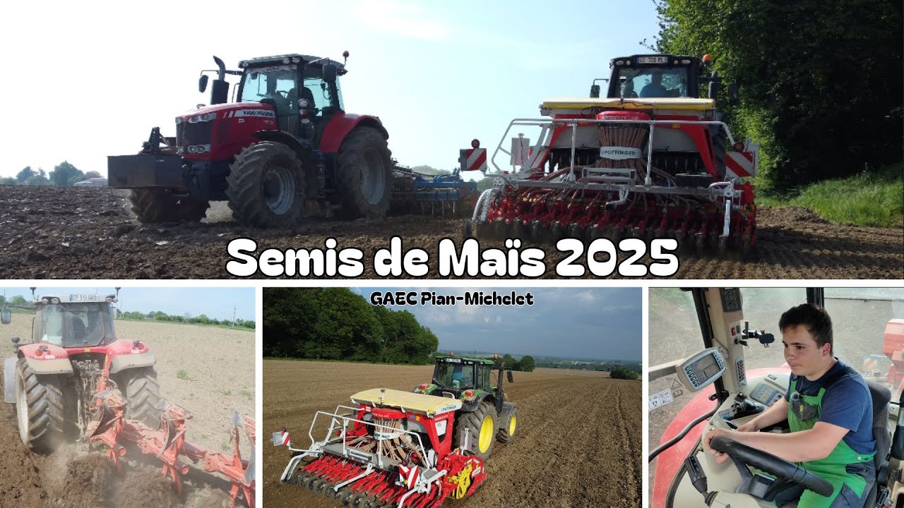 VLOG : Semis de maïs 2025