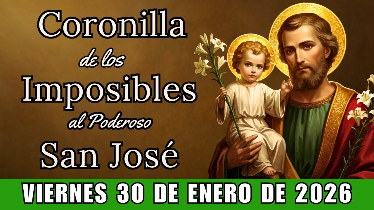 SAN JOSÉ - CORONILLA DE LOS IMPOSIBLES - DÍA DE MILAGROS - Viernes 30 de enero de 2025