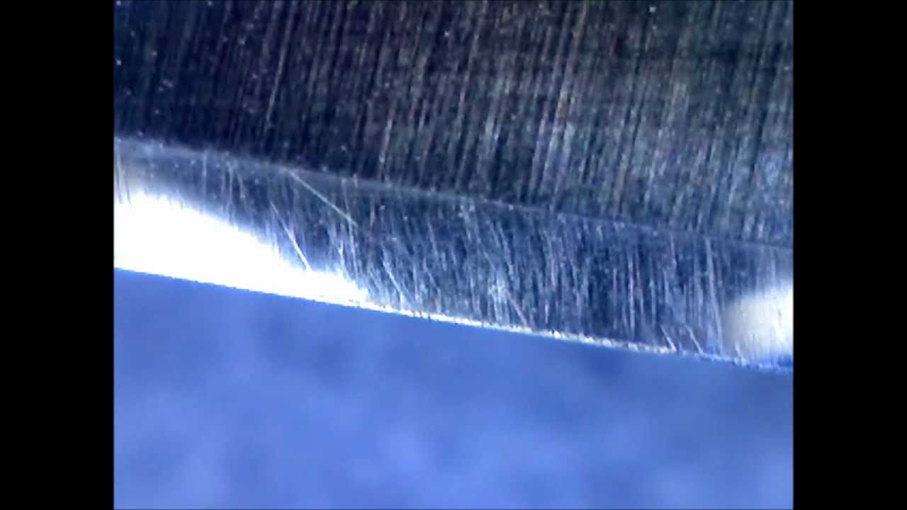 Microbevels, Polished, & Toothy Edges: A Close Up View