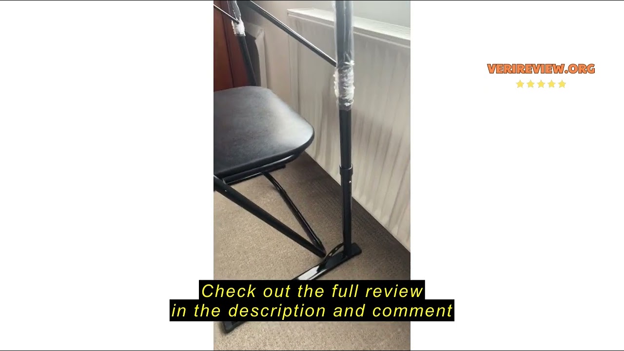 Review FoldWise Folding TV Tray Table - Wooden Height & Angle Adjustable Laptop Table, Flat-Folding
