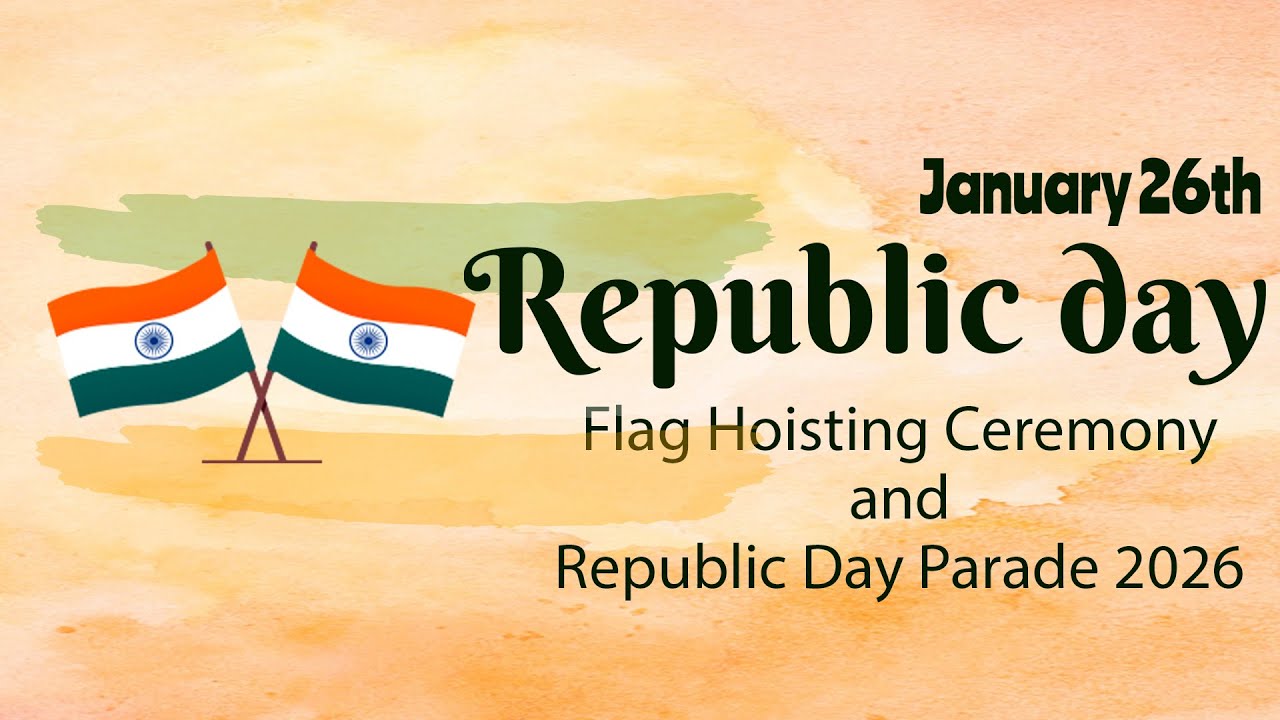 LIVE | Flag Hoisting Ceremony and Republic Day Parade 2026 | Chennai...!