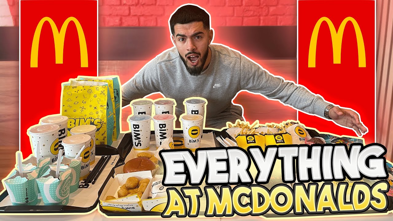 I ordered EVERYTHING from the HALAL McDonalds menu...