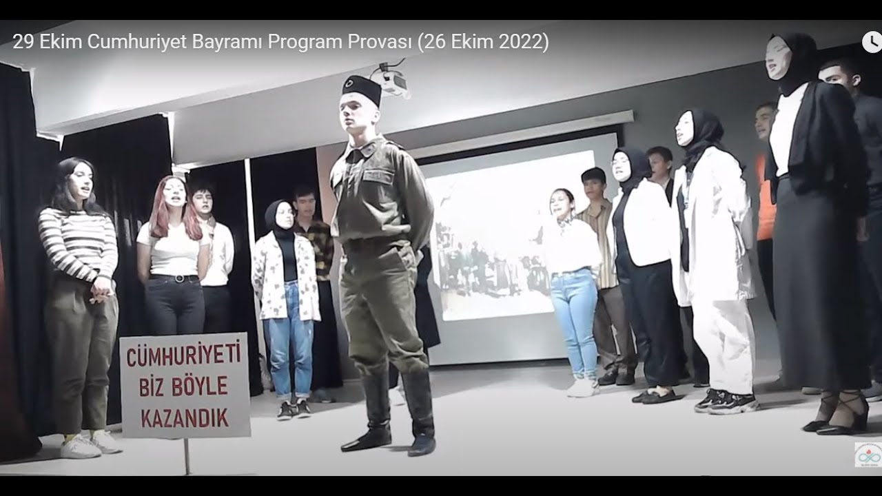 29 EKİM CUMHURİYET BAYRAMI PROGRAMI (2022)