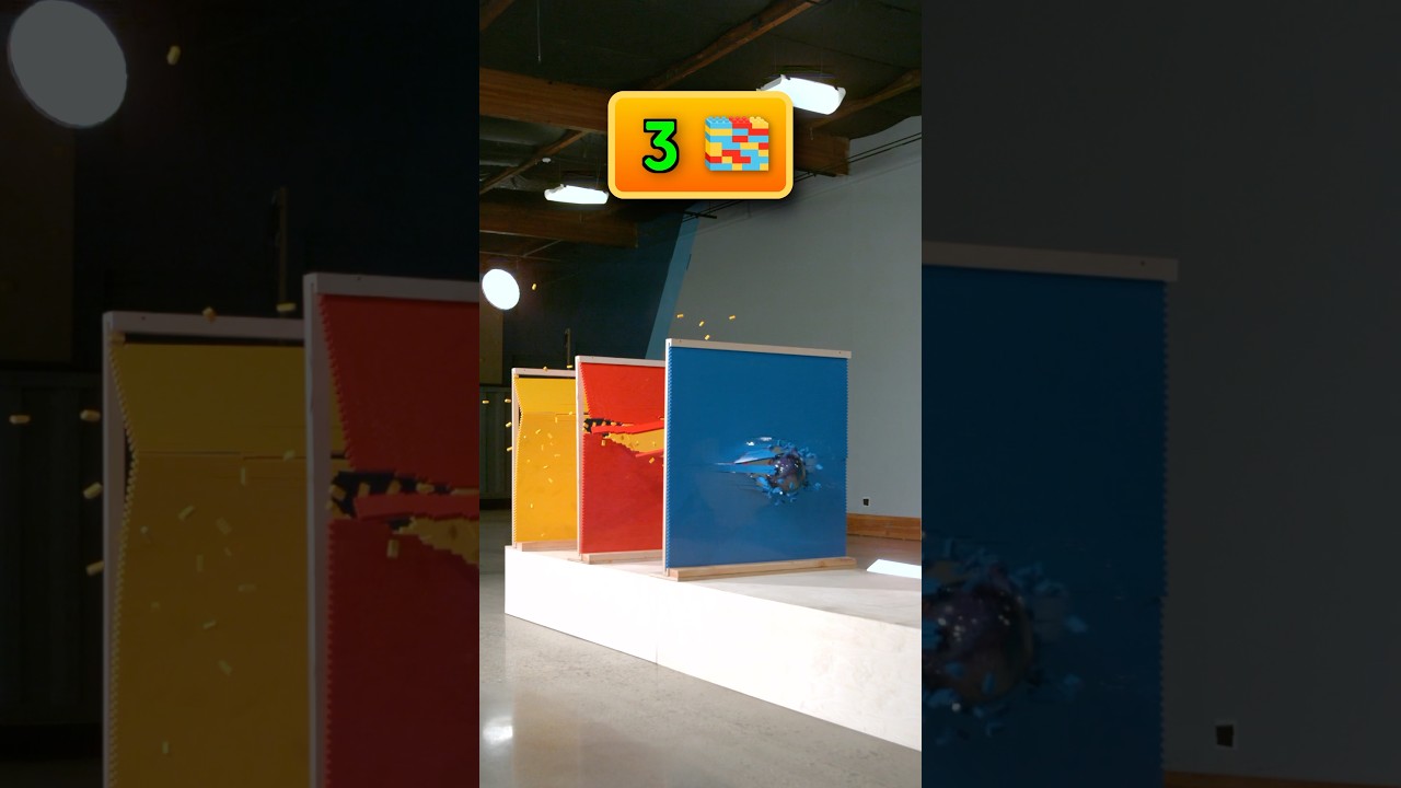 Bowling Ball vs LEGO&reg; Wall