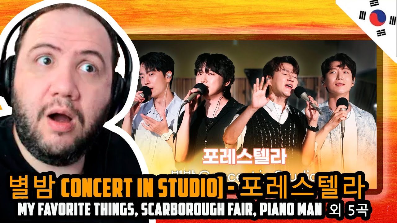 🇰🇷 Forestella 별밤 Concert in Studio Reaction 포레스텔라 - My Favorite Things, Scarborough Fair, Piano Man