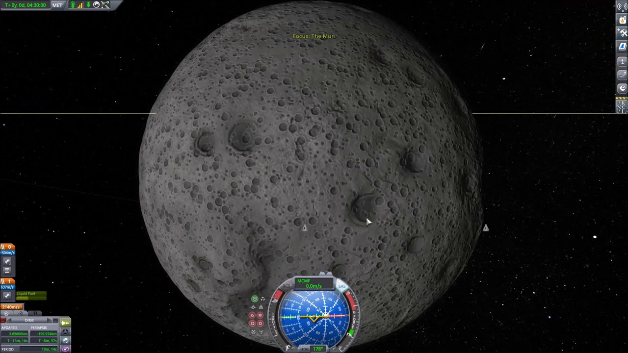 KSP Manned Mun Landing w/ Principia