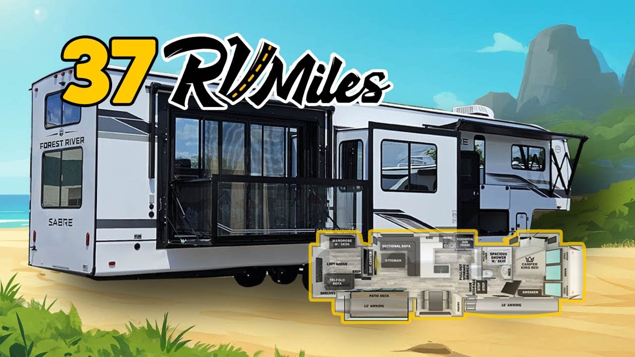 2025 Forest River Sabre 37RVMiles - You’ve NEVER seen a fifth wheel like THIS! #5thwheel #camping
