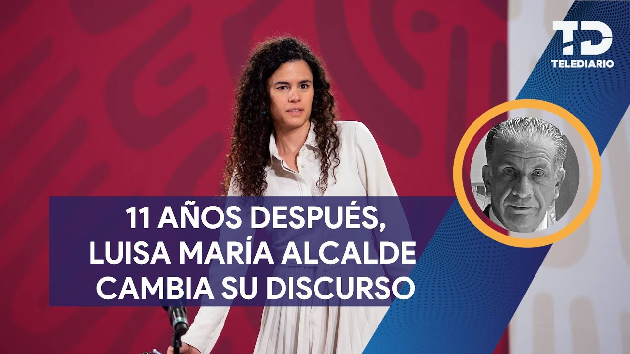 Luisa Mar&iacute;a Alcalde cambia su discurso