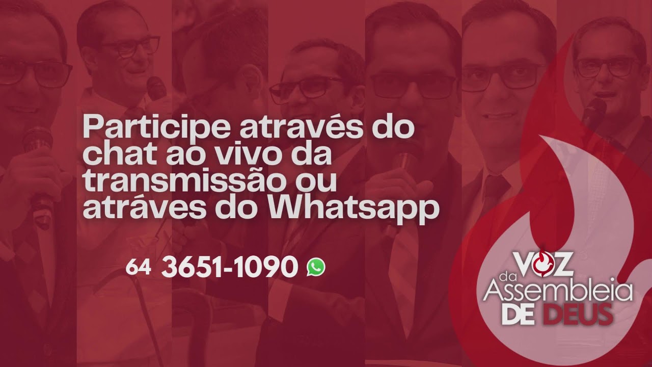 Voz da Assembleia de Deus em Quirinópolis GO - AO VIVO - 16/03/2026 Com o Pr. Célio Carlos Martins
