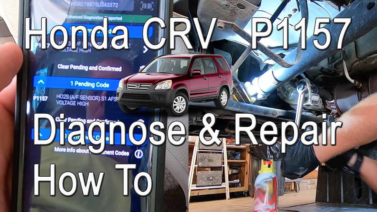 2005 Honda CRV P1157 - Oxygen Sensor Replacement