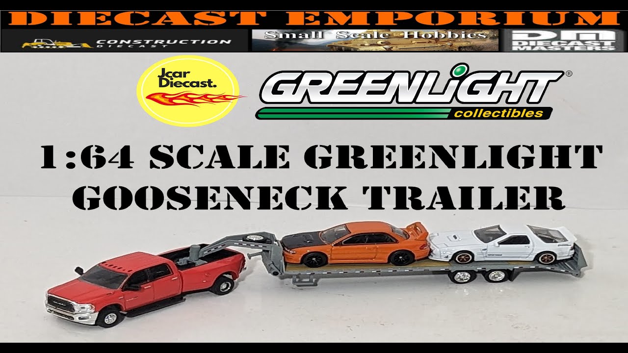 1:64 Scale Greenlight Collectibles Gooseneck Trailer Unboxing & Review