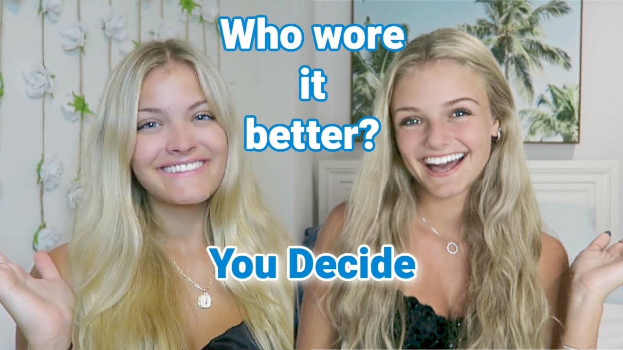 Who wore it better for fall - Outfit Challenge