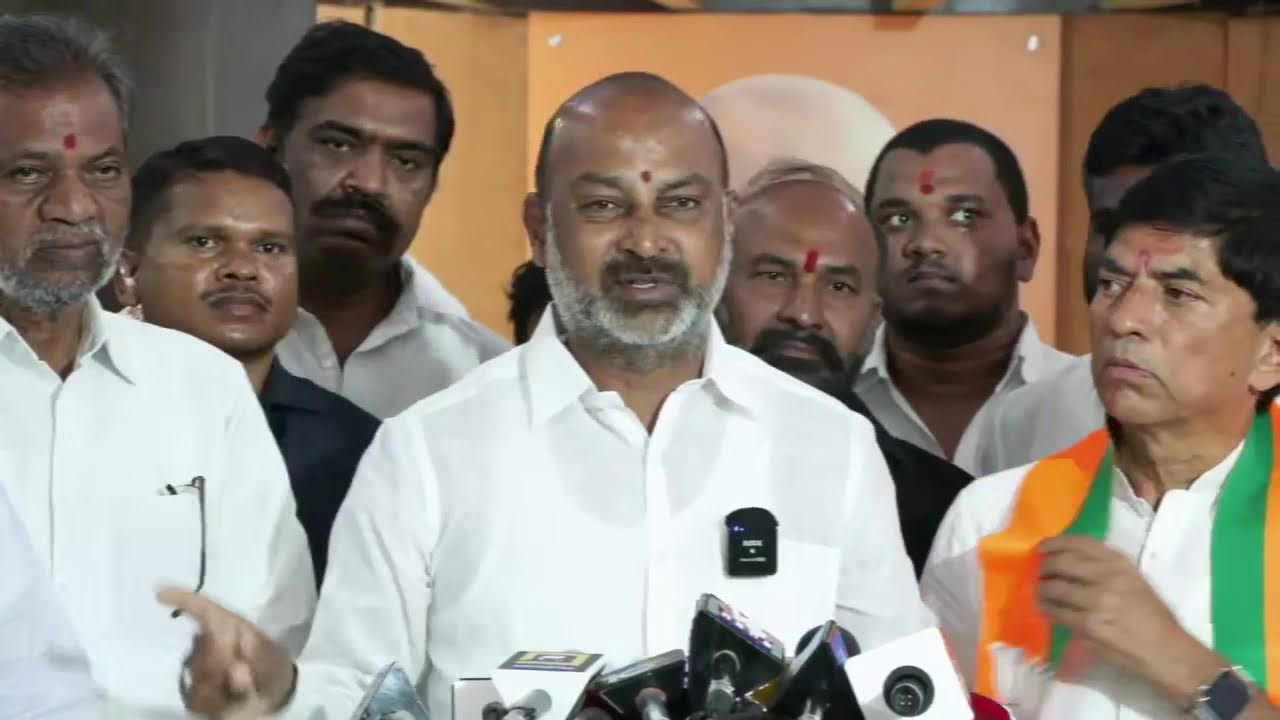 Live : Addressing the Media in BJP State Office
