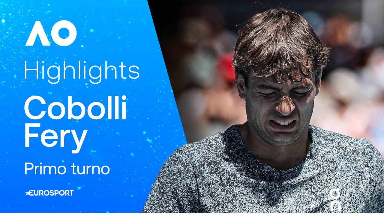 COBOLLI out a sorpresa! Battuto da Fery e dal mal di pancia | HIGHLIGHTS | AUSTRALIAN OPEN 2026