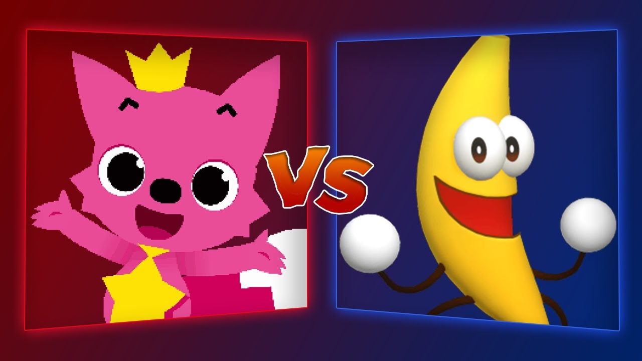 MUGEN Battle - Pinkfong vs Dancing Banana