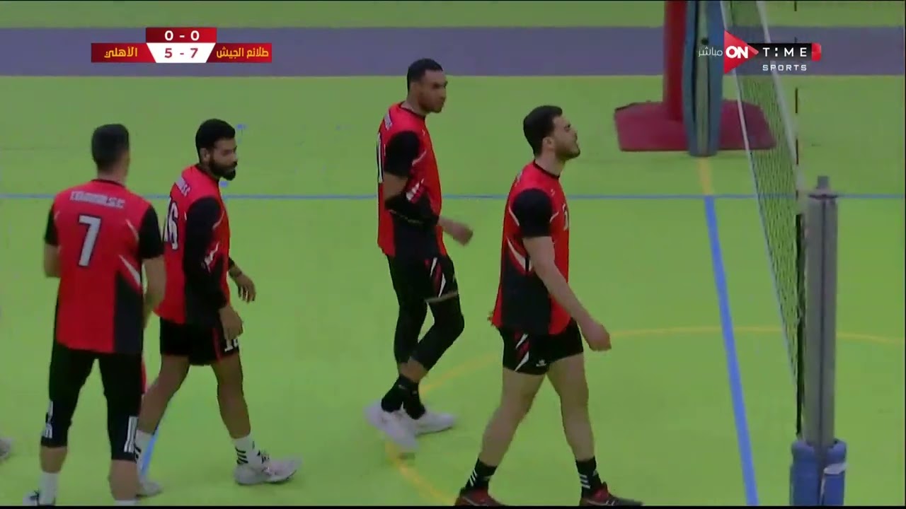 مباراة الأهلي و طلائع الجيش فى الدوري الممتاز للكرة الطائرة الجولة الـ 6 موسم 2023/2022