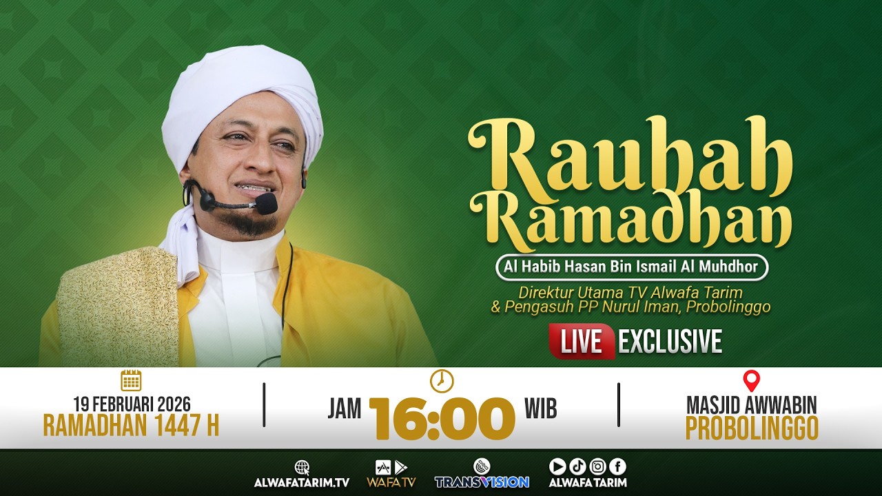 🔴LIVE |  RAUHAH RAMADHAN BERSAMA AL HABIB HASAN BIN ISMAIL AL MUHDHOR