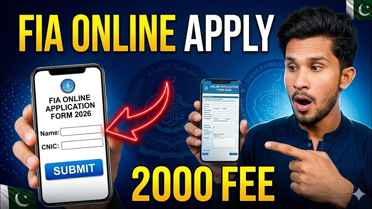 FIA Jobs 2026 Apply Online | Complete Method + 2000 Fee Details (Step by Step)