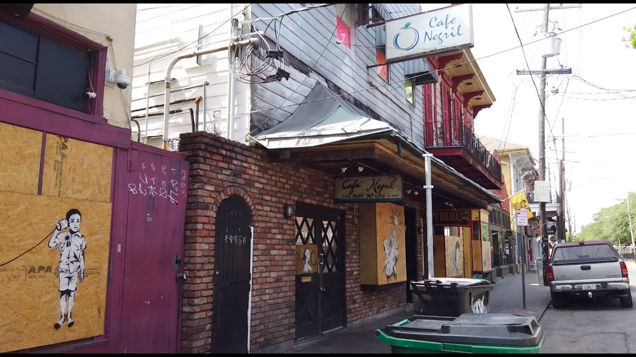 FRENCHMEN STREET DURING QUARANTINE NEW ORLEANS