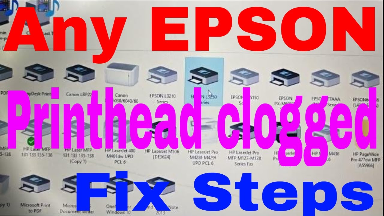 How to fix any Epson printers print color come out not correct or poor quality issue step by step