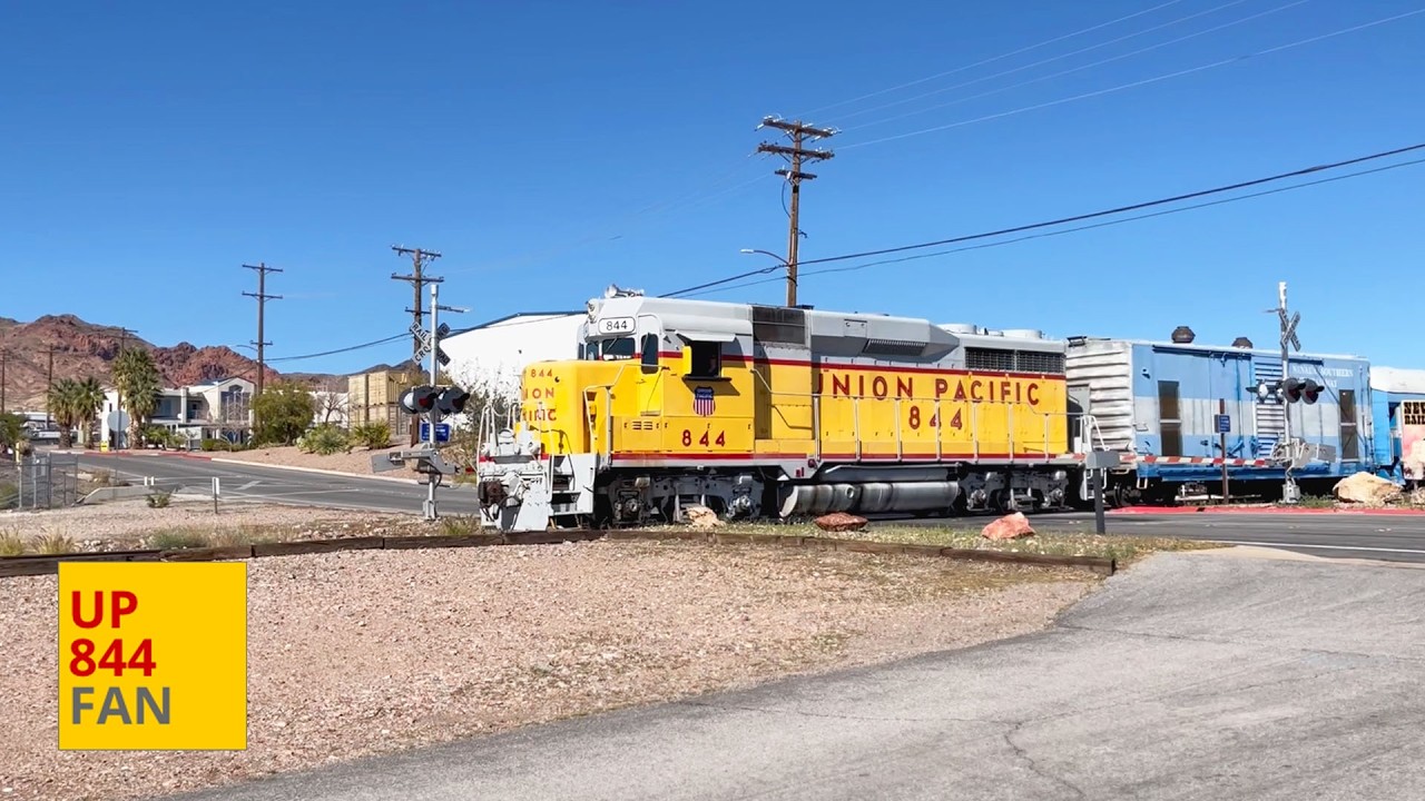 UP 844 Taking Off at Nevada Southern #trainspotting #train #railroad