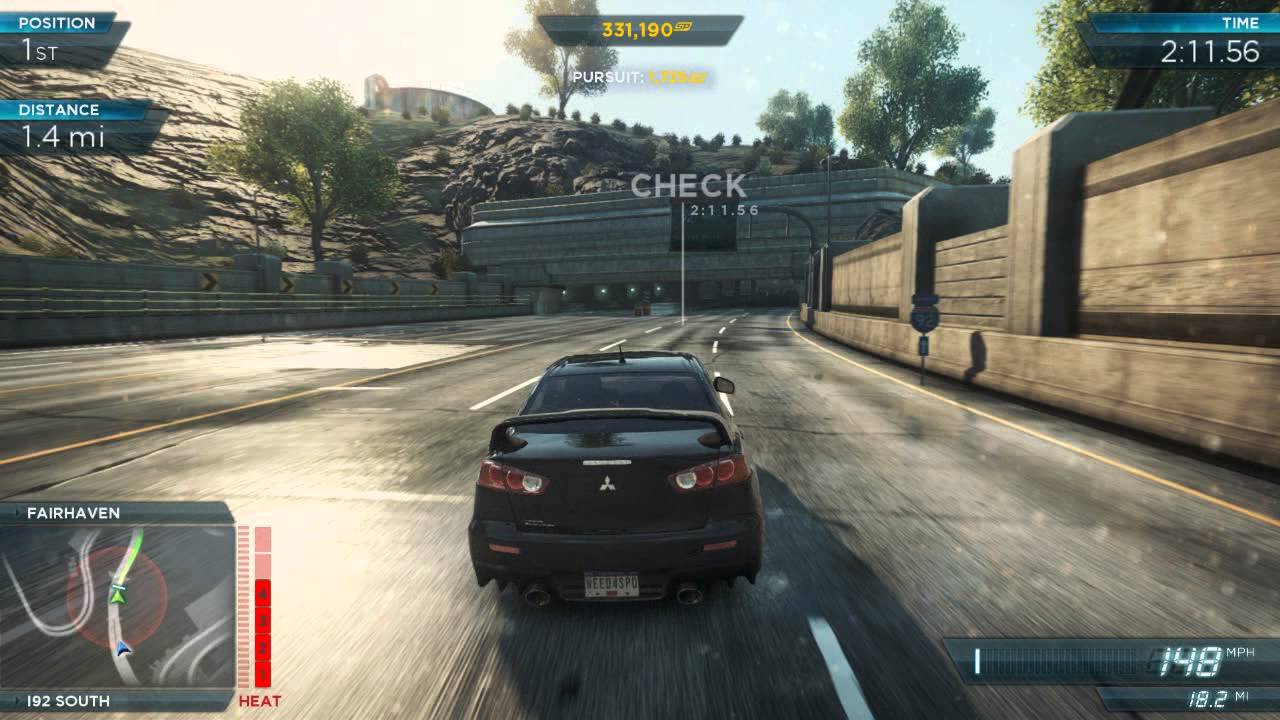 Need For Speed Most Wanted 2012: Mitsubishi Lancer Evo X | Most Wanted List #7 Lexus LF-A