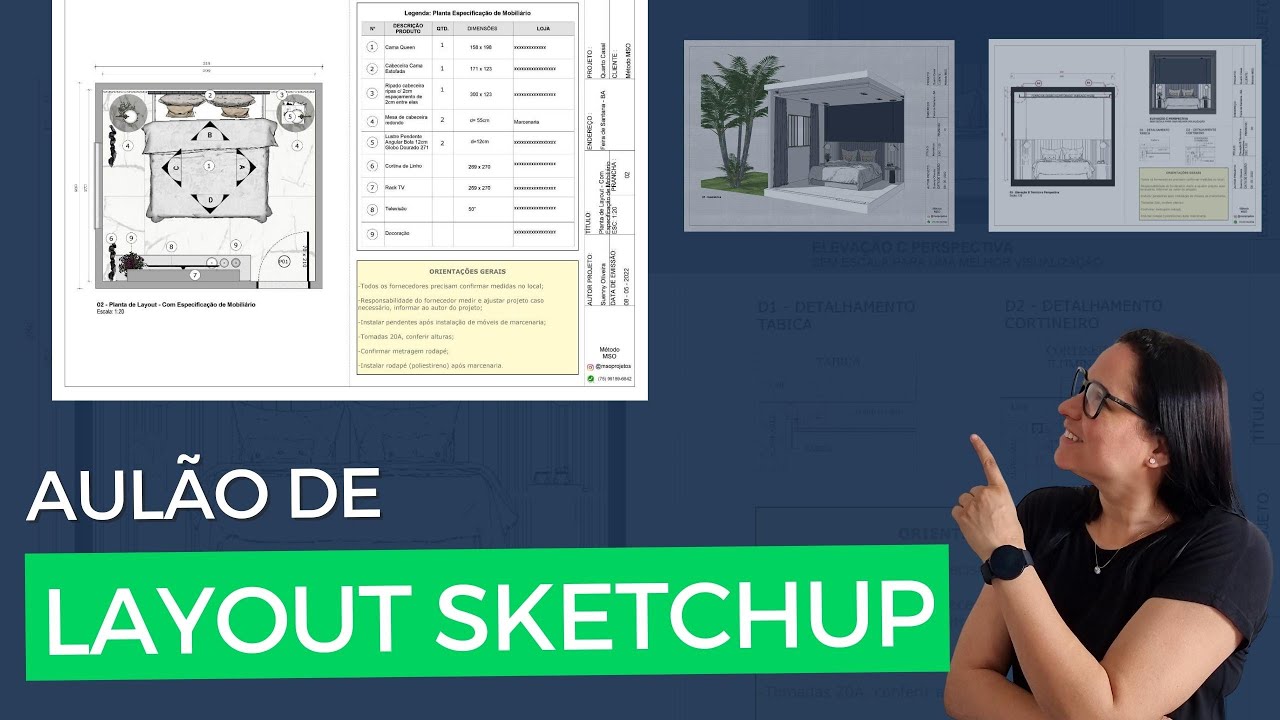 Aula de LayOut SketchUp - #sketchup #layoutsketchup